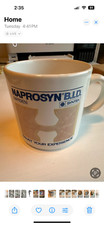VTG RARE DRUG REP COFFEE MUG PHARMACEUTICAL Naprosyn Naproxen Syntec Ad 12 oz