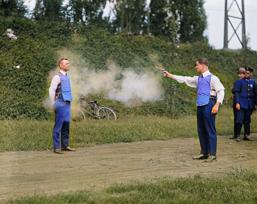 1923 testing bulletproof vest - testing,