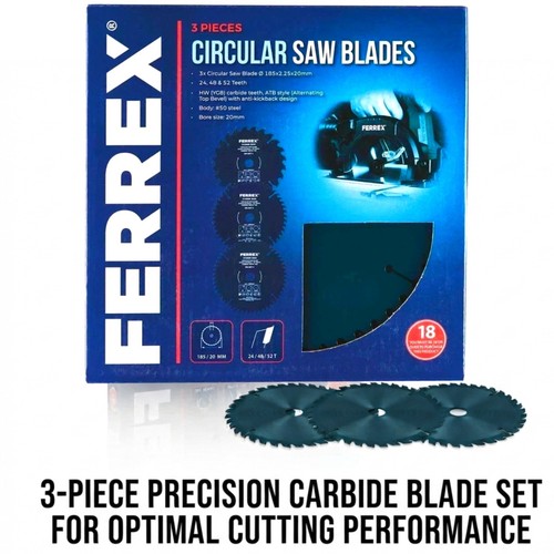 Ferrex circular saw blades - circular, 3
