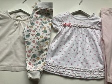 CLEARANCE OUTFIT BUNDLE ❤️ Tops & Leggings Sets Pink & Flowers Girls 6-9 Months