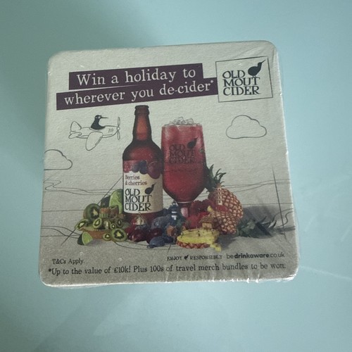 Old mout cider beer mats - mats, x