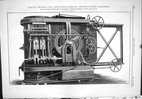 Old 1885 forth railway bridge - 1885,