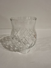 Vtg  Oil Lamp Shade Glass