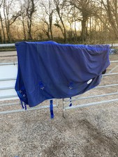 6ft 6”  Swish Rug Medium 100 Grams Royal Blue ,No Neck Cover VGC