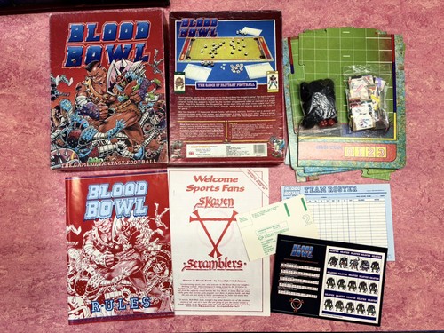 Warhammer blood bowl 1986 - warhammer,