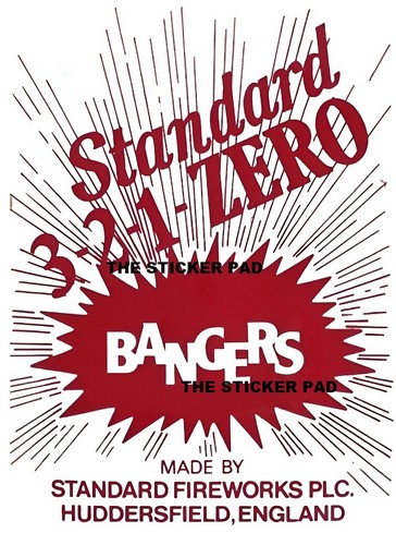 Sticker standard fireworks - sticker,