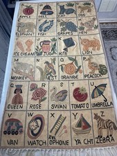 Vintage Handmade Aubusson Rug