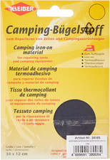 100 Percent Cotton Canvas Tent with Awning Iron on Repair Patch, Black