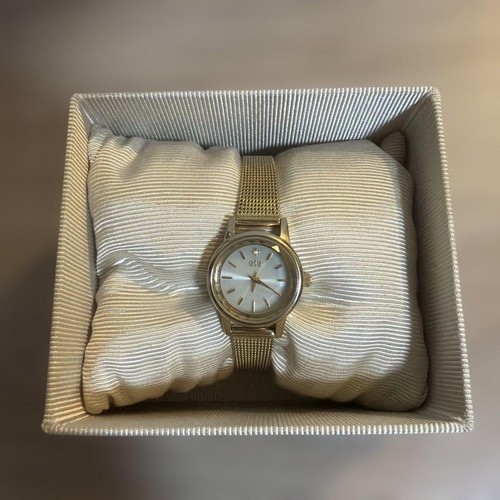Ete gold solar watch - mesh, belt