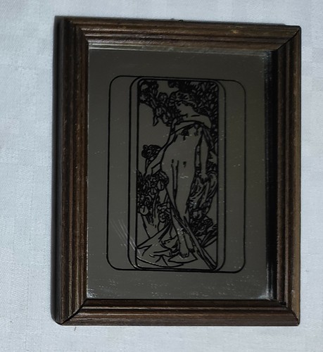 Mirror painting printed alfons - painting,