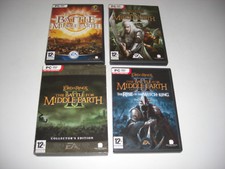 Lord Of The Rings BATTLE FOR MIDDLE EARTH Pc Choose 1 II 2 Collectors Witch King