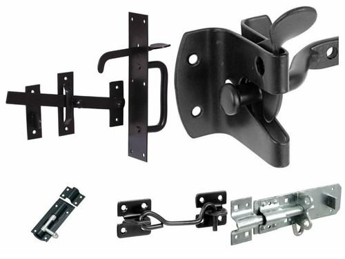 Heavy duty garden gate bolts - garden,
