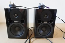 Fostex pm0.4 active monitor speakers-Excellent condition. UK PLUGS
