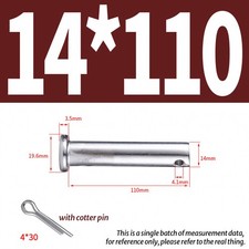 Clevis Pin 304 Stainless Steel