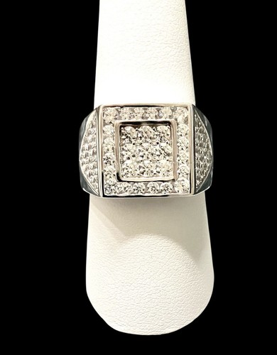 Mens iced out 925 solid - iced,