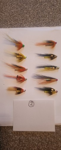 Salmon tube flies various - tube,