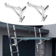 2 Pieces Extension Ladder Jacks Scaffolding Tool Welded Triangle Structure for