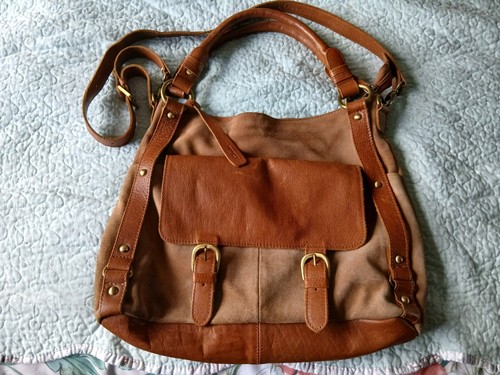 Clarks large tan - tan, leather