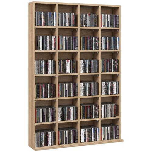 Homcom dvd media - media, storage