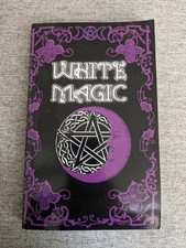 White magic spell book - white,