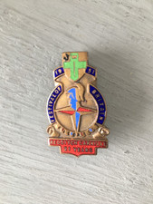 Rare 1951 Festival Of Britain Redditch Carnival Souvenir Enamel Brooch Pin Badge