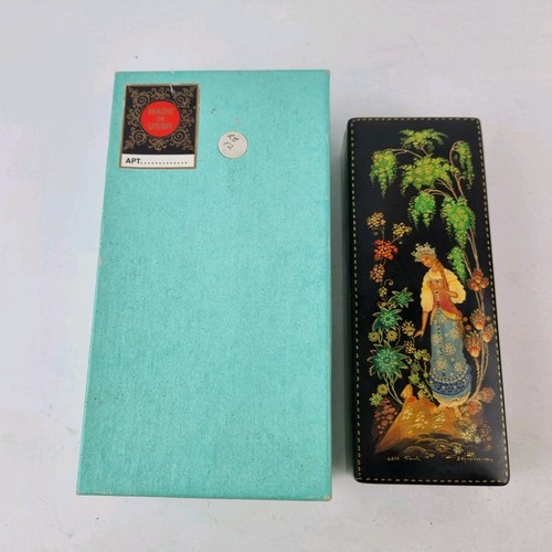 Vintage russian lacquer ware - russian,