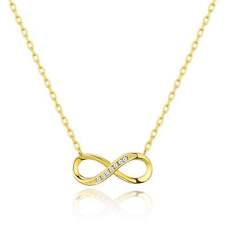 Gold Plated Infinity Pendant