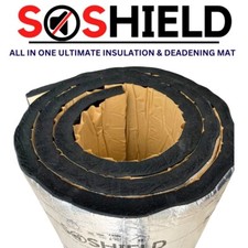 SOSHIELD 20mm Marine Narrow Boat Insulation Engine Sound Deadening Soundproofing