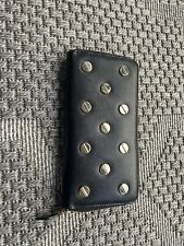 LK Bennet Black purse with metal screw studs on the front -Used