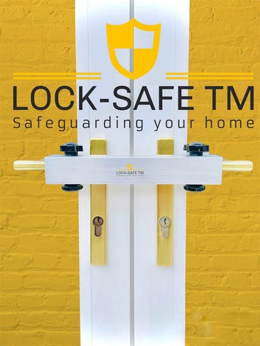 Lock safe patio french door - -,