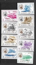 Manama 1967 MM Nos 140-148 of