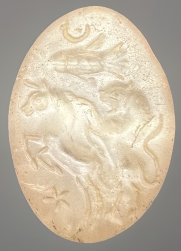 Ancient roman seal stamp lion - ancient,
