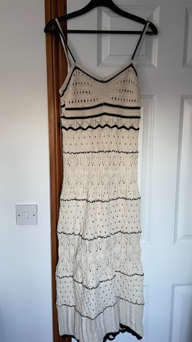 Beige crochet dress size - , m