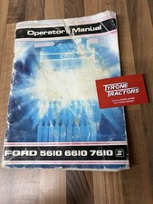Ford 5610 6610 7610 Operators