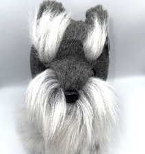 Schnauzer Dog Puppy Plush Soft Toy  14'' DS NICHOLASS fluffy cuddly With Tag