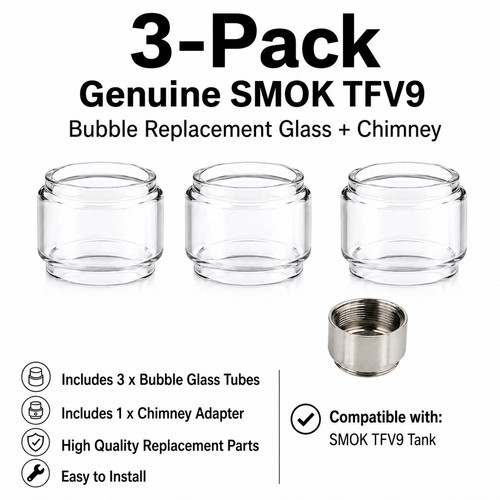 Genuine smok tfv9 - (3-pack),