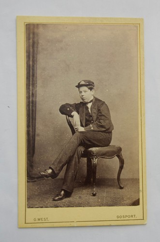 Cdv teenage boy uniform - cdv,