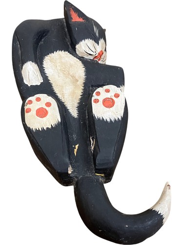 Handcrafted wooden cat - handcrafted,