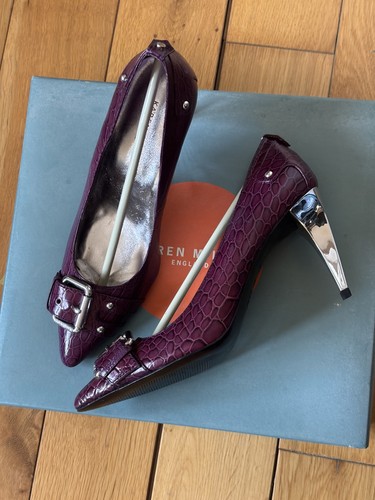 Karen millen purple crocodile - purple,