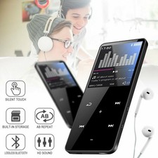 UK Bluetooth MP4 Media MP3 Player FM Radio Recorder Sport Music Speaker 8GB BLK