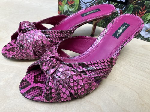 Dolce gabbana pink python - pink,