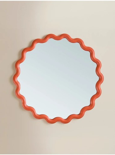 Wiggle wall mounted mirror - wall,