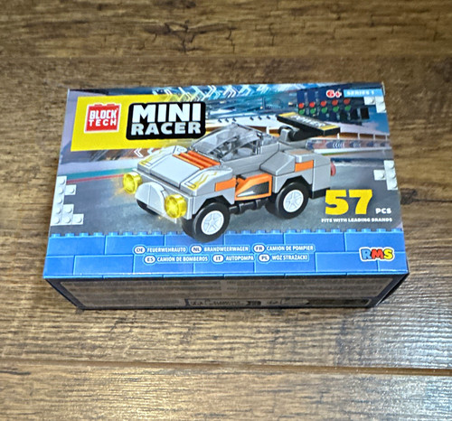 Block tech mini racer race - block,