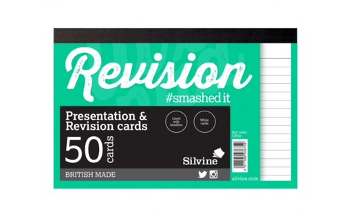 Revision cards x - 50,