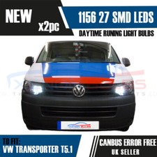 VW T5.1 LED DRL Daytime Running Lights no flicker xenon CANBUS bulbs Transporter