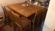 Oak Dining Table and Chairs
