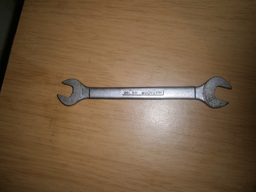 Vintage silver tone spanner - tone,