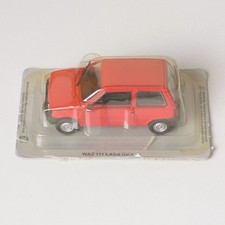 DeAgostini, WAZ 111 Lada Oka, 1/43 Scale, Red Diecast Model Car, Opened Pack