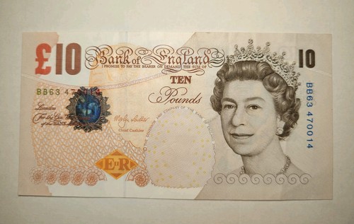 Bank england ten 10 - bank, of