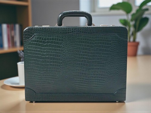 Croco green leather - croco,